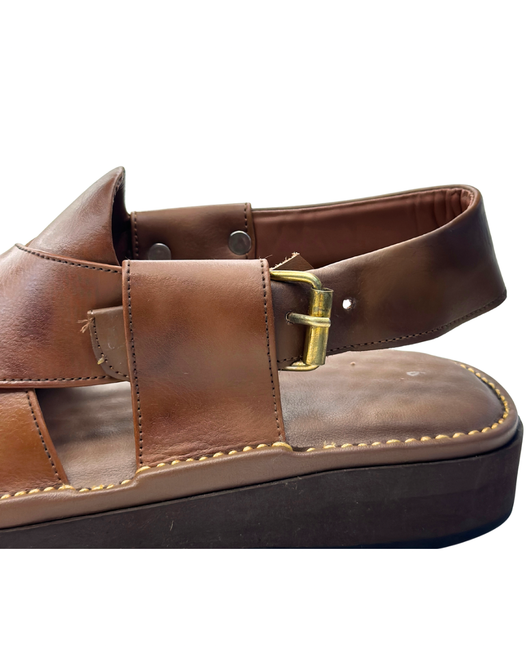 Brown Kaptan Peshawari Chappal