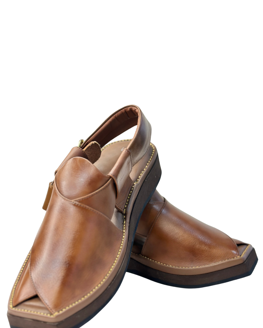 Brown Kaptan Peshawari Chappal