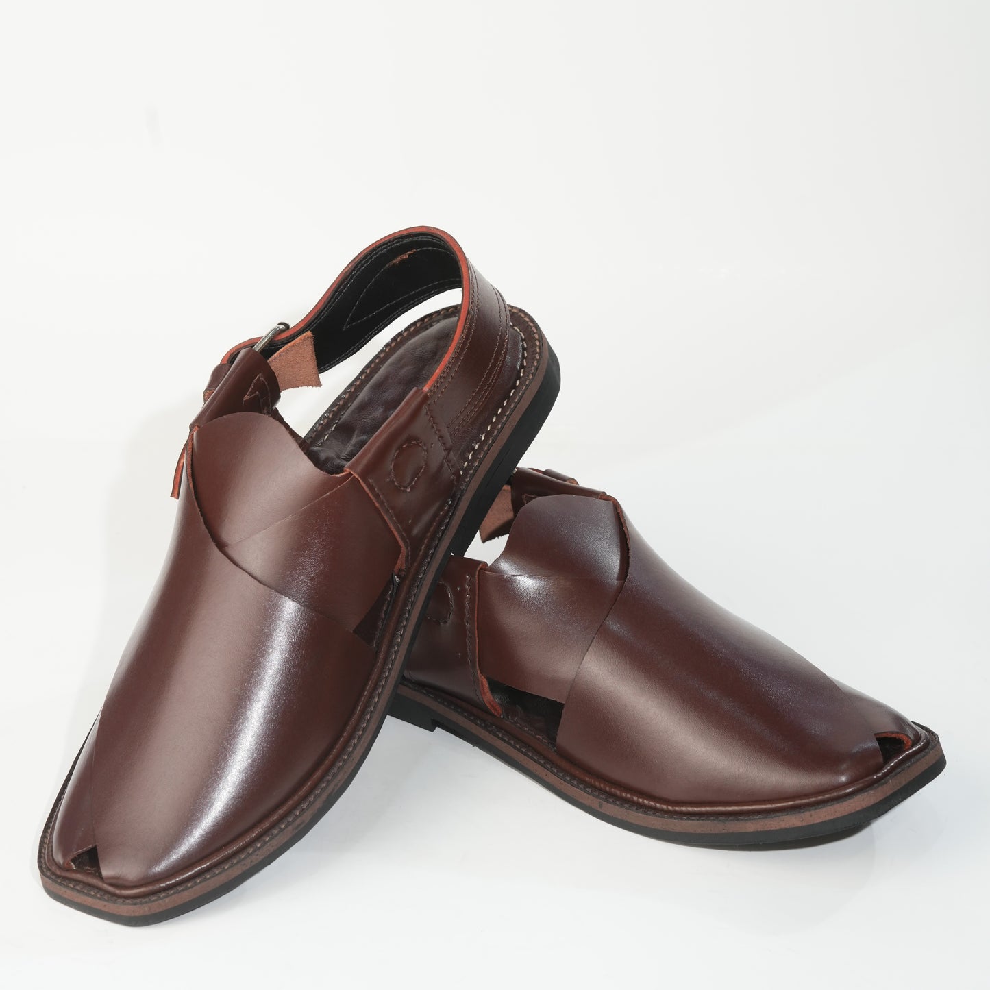 Brown Classic Peshawari Chappal