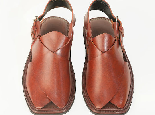 Maroon Classic Peshawari Chappal