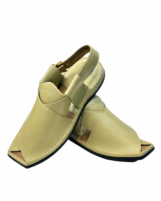 Off-White Zalmi Peshawari Chappal