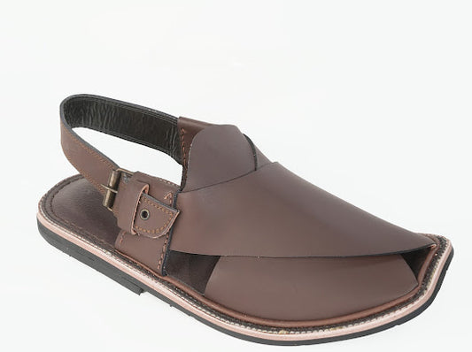 Brown Peshawari Chappal