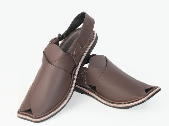 Brown Peshawari Chappal