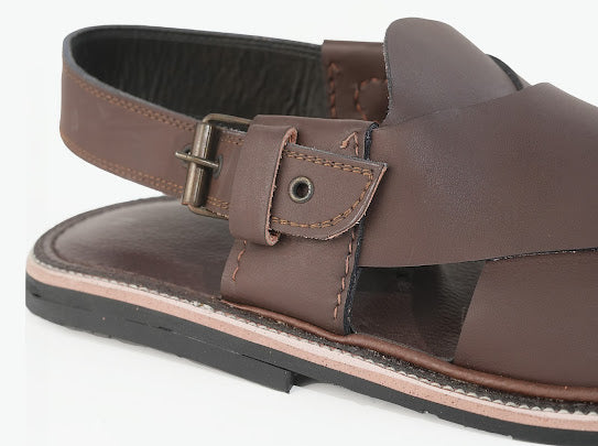 Brown Peshawari Chappal