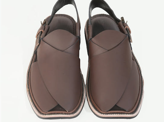 Brown Peshawari Chappal