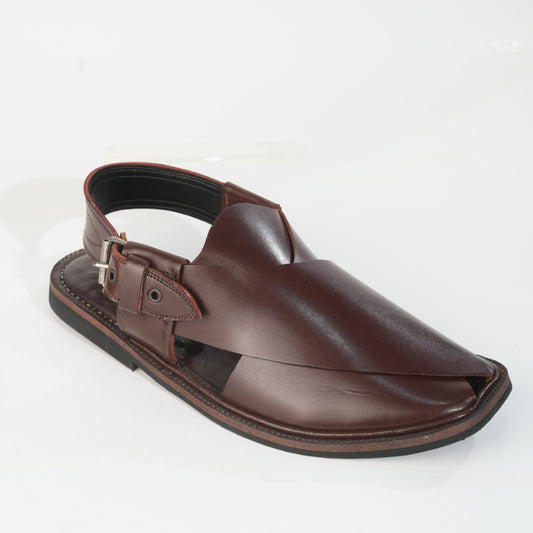 Brown Classic Peshawari Chappal